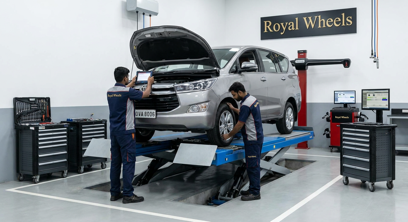 Royal Wheels Service Center: Your Toyota Innova Crysta Deserves Premium Care
